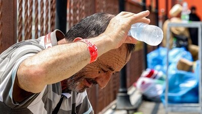 Over the past 12 months, the global average temperature was 1.64C higher than pre-industrial levels, above the 1.5C threshold that policymakers and scientists say threatens life on the planet. (Photo by Abdel Ghani BASHIR / AFP) (AFP) Over the past 12 months, the global average temperature was 1.64C higher than pre-industrial levels, above the 1.5C threshold that policymakers and scientists say threatens life on the planet. (Photo by Abdel Ghani BASHIR / AFP) (AFP)