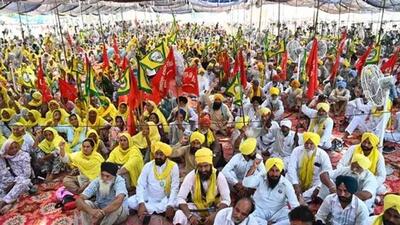 Farmers protesting against the alleged delay in implementation of Punjab’s new agriculture policy ended their strike in Chandigarh on Friday afternoon. (HT Photo) Farmers protesting against the alleged delay in implementation of Punjab’s new agriculture policy ended their strike in Chandigarh on Friday afternoon. (HT Photo)