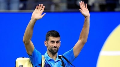 Novak Djokovic reacts after losing to Alexei Popyrin of Australia. (HT_PRINT) Novak Djokovic reacts after losing to Alexei Popyrin of Australia. (HT_PRINT)