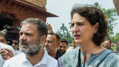 Leader of Opposition in Lok Sabha and Congress MP Rahul Gandhi and party General Secretary Priyanka Gandhi Vadra. (PTI) Leader of Opposition in Lok Sabha and Congress MP Rahul Gandhi and party General Secretary Priyanka Gandhi Vadra. (PTI)