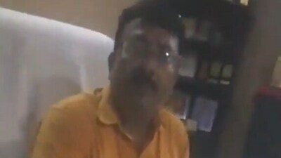 In the nearly 4.30-minute clip, the principal is allegedly heard making derogatory comments about the Class 3 student's Muslim background. (source: Screen grab from the viral video) In the nearly 4.30-minute clip, the principal is allegedly heard making derogatory comments about the Class 3 student's Muslim background. (source: Screen grab from the viral video)