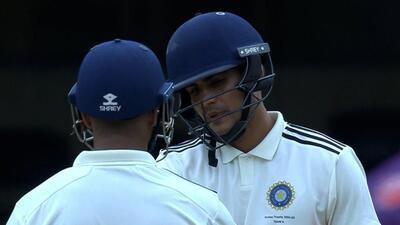 Shubman Gill was dismissed on 25 on Friday. (BCCI) Shubman Gill was dismissed on 25 on Friday. (BCCI)