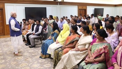 PM Modi also delved on the impact of NEP and spoke about the significance of attaining education in one’s mother tongue. (ANI)