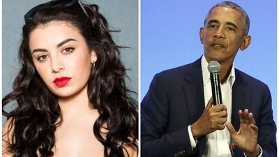 Obama, during his appearance on the I've Had It Podcast, declared that British pop star Charli XCX's Brat “is a great album.” (AP) Obama, during his appearance on the I've Had It Podcast, declared that British pop star Charli XCX's Brat “is a great album.” (AP)