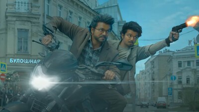 GOAT box office collection day 1: Vijay has dual roles in the movie. GOAT box office collection day 1: Vijay has dual roles in the movie.