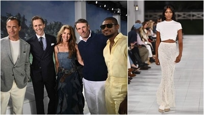 Jude Law, Tom Hiddleston, and Usher attend the Ralph Lauren Spring/Summer 2025 show; Naomi Campbell walks the runway. (AP ) Jude Law, Tom Hiddleston, and Usher attend the Ralph Lauren Spring/Summer 2025 show; Naomi Campbell walks the runway. (AP )