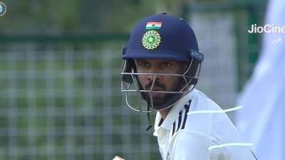 Ruturaj Gaikwad during Duleep Trophy first round (X)