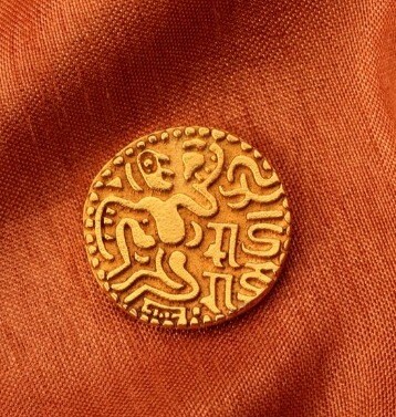 A gold coin on sale today. (Tanishq) A gold coin on sale today. (Tanishq)