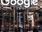A logo is pictured above the entrance to the offices of Google in London. (AFP) A logo is pictured above the entrance to the offices of Google in London. (AFP)