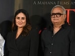 Kareena Kapoor Khan and director Hansal Mehta at the trailer launch of The Buckingham Murders (Photo by Sujit JAISWAL / AFP) Kareena Kapoor Khan and director Hansal Mehta at the trailer launch of The Buckingham Murders (Photo by Sujit JAISWAL / AFP)