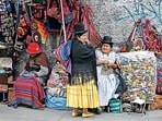 The market in La Paz, Bolivia. It is run by woman witch-doctors or brujas who specialise in herbal remedies, create amulets and offer little statuettes and desiccated frogs (for good luck). (Getty Images) The market in La Paz, Bolivia. It is run by woman witch-doctors or brujas who specialise in herbal remedies, create amulets and offer little statuettes and desiccated frogs (for good luck). (Getty Images)