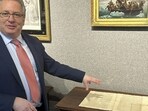 US: People will get a chance to bid for this copy of the U.S. Constitution — the only of its type thought to be in private hands — at a sale by Brunk Auctions on Sept. 28 in Asheville, North Carolina. US: People will get a chance to bid for this copy of the U.S. Constitution — the only of its type thought to be in private hands — at a sale by Brunk Auctions on Sept. 28 in Asheville, North Carolina.