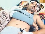 Yogesh Gaikwad, 43, a freelance driver, serious physical wounds last month.