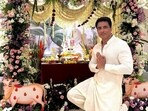 Sonu Sood celebrated Ganesh Chaturthi at his residence.