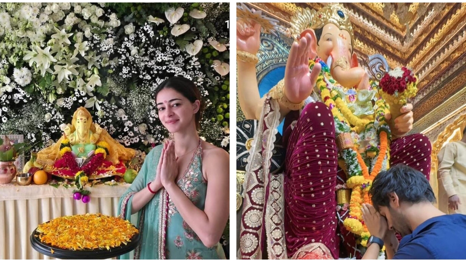 Ganesh Chaturthi 2024: Ananya Panday, Kartik Aaryan and more stars ...