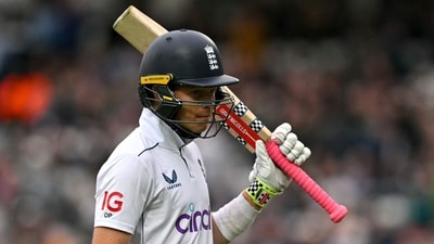 Ollie Pope first in 147 years of Test cricket's existence to achieve near-impossible feat, Stokes, Root can't keep calm (AFP) Ollie Pope first in 147 years of Test cricket's existence to achieve near-impossible feat, Stokes, Root can't keep calm (AFP)