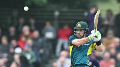 Australia's Josh Inglis bats during the second Twenty20 International cricket match between Scotland and Australia at the Grange Cricket Club in Edinburgh, Scotland, on September 6, 2024. (Photo by ANDY BUCHANAN / AFP) (AFP) Australia's Josh Inglis bats during the second Twenty20 International cricket match between Scotland and Australia at the Grange Cricket Club in Edinburgh, Scotland, on September 6, 2024. (Photo by ANDY BUCHANAN / AFP) (AFP)