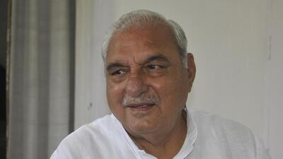 Former chief minister Bhupinder Singh Hooda said that till 2014, the number of people reaching hospitals due to drug addiction was 1,400, which has now increased to over 35,000 in Sirsa alone. (HT File)