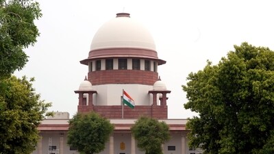 New Delhi: A view of the Supreme Court (SC) of India, in New Delhi, Friday, July 12, 2024. SC on Friday granted interim bail to Kejriwal in a money laundering case linked to the alleged excise policy scam. (PTI Photo/Atul Yadav) (PTI07_12_2024_000025A) (PTI) New Delhi: A view of the Supreme Court (SC) of India, in New Delhi, Friday, July 12, 2024. SC on Friday granted interim bail to Kejriwal in a money laundering case linked to the alleged excise policy scam. (PTI Photo/Atul Yadav) (PTI07_12_2024_000025A) (PTI)