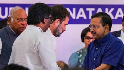Arvind Kejriwal-led Aam Aadmi Party (AAP) is seeking 10 seats for the upcoming Haryana assembly elections. (PTI ) Arvind Kejriwal-led Aam Aadmi Party (AAP) is seeking 10 seats for the upcoming Haryana assembly elections. (PTI )