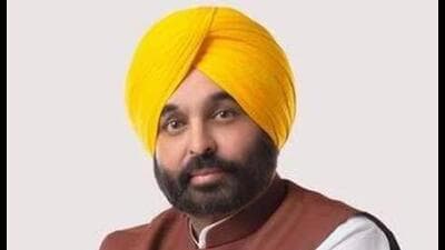 Punjab chief minister Bhagwant Mann. (HT File)