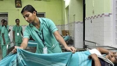 The Baba Farid University of Health Sciences (BFUHS), Faridkot, on Saturday cancelled the recruitment test for 120 posts of staff nurse after a technical glitch caused by server failure at a few of the 14 examination centres in Punjab. (Representational photo) The Baba Farid University of Health Sciences (BFUHS), Faridkot, on Saturday cancelled the recruitment test for 120 posts of staff nurse after a technical glitch caused by server failure at a few of the 14 examination centres in Punjab. (Representational photo)