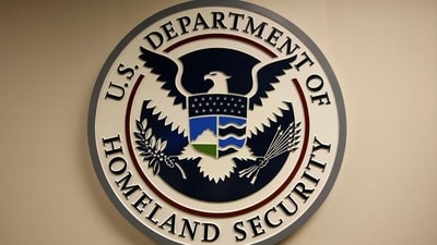 An official logo of US Department of Homeland Security (Reuters image)