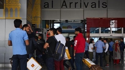 Panama's director of migration, Roger Mojica, told reporters the Indians were deported on a charter flight to New Delhi for "irregular migration." (Sanchit Khanna/HT PHOTO) Panama's director of migration, Roger Mojica, told reporters the Indians were deported on a charter flight to New Delhi for "irregular migration." (Sanchit Khanna/HT PHOTO)