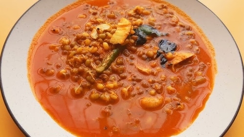 Moonga Gaathi is a savoury, soupy dish that will make your Ganesh Utsav celebrations more special. Moonga Gaathi is a savoury, soupy dish that will make your Ganesh Utsav celebrations more special.
