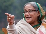 Bangladesh's Prime Minister Sheikh Hasina speaks during a press conference in Dhaka, Bangladesh. (File image) Bangladesh's Prime Minister Sheikh Hasina speaks during a press conference in Dhaka, Bangladesh. (File image)