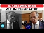 On Cam: Putin Aide Lavrov Mocks West Over Ukraine's Failed Kursk Attack | Russia War On Cam: Putin Aide Lavrov Mocks West Over Ukraine's Failed Kursk Attack | Russia War
