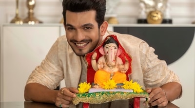 Arjun Bijlani has been celebrating Ganesh Chathurthi for over 22 years (Satish Bate/HT) Arjun Bijlani has been celebrating Ganesh Chathurthi for over 22 years (Satish Bate/HT)
