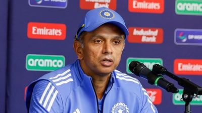 Rahul Dravid during his time as India's head coach (ANI) Rahul Dravid during his time as India's head coach (ANI)