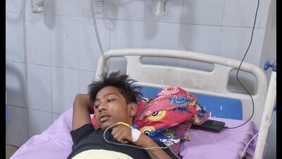 Akash Kumar, one of the survivors of Saturday’s building collapse incident in Lucknow. (Sourced)