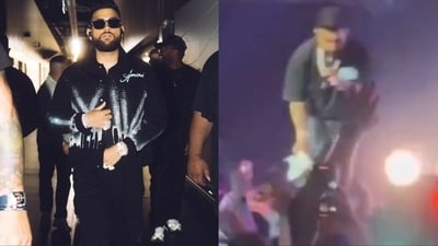 The incident took place at Karan Aujla show in London.