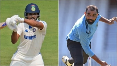 Shreyas Iyer and Mohammed Shami weren't part of Team India's Test squad for the first match against Bangladesh (Files) Shreyas Iyer and Mohammed Shami weren't part of Team India's Test squad for the first match against Bangladesh (Files)