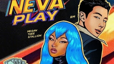 BTS RM and Megan Thee Stallion release Neva Play. (Instagram) BTS RM and Megan Thee Stallion release Neva Play. (Instagram)