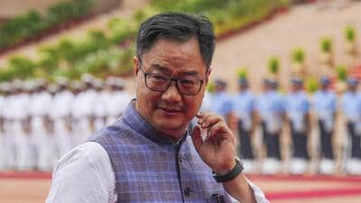 Parliamentary affairs minister Kiren Rijiju has started consultations with various political parties. (PTI)