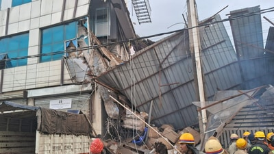 Lucknow building collapse: Most of the victims were working on the ground floor when the incident happened. (source: All India Radio) Lucknow building collapse: Most of the victims were working on the ground floor when the incident happened. (source: All India Radio)
