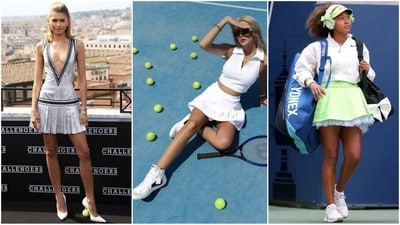 Interest in tennis-inspired fashion has surged, driven by the film 'Challengers' and rising pickleball participation. (Instagram) Interest in tennis-inspired fashion has surged, driven by the film 'Challengers' and rising pickleball participation. (Instagram)