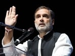 Texas: LoP in Lok Sabha and Congress MP Rahul Gandhi addresses the Indian Diaspora, at Dallas in Texas, USA. (PTI Photo)