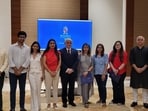 Dominic Tomalin, Founding Headmaster of Shrewsbury International School India with parents during an interaction event held in Amritsar. Dominic Tomalin, Founding Headmaster of Shrewsbury International School India with parents during an interaction event held in Amritsar.