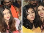 Aishwarya Rai and Aaradhya Bachchan were seen arriving at a crowded site for Ganapati Darshan. Aishwarya Rai and Aaradhya Bachchan were seen arriving at a crowded site for Ganapati Darshan.