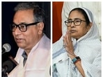 Jawhar Sircar (L) and West Bengal chief minister Mamata Banerjee (R). Jawhar Sircar (L) and West Bengal chief minister Mamata Banerjee (R).