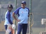 Rishabh Pant shares a great camaraderie with former India head coach Ravi Shastri. Rishabh Pant shares a great camaraderie with former India head coach Ravi Shastri.