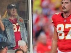 Taylor Swift attends the season opener game to support Travis Kelce.
Credit: Jay Biggerstaff-Imagn Images, David Eulitt/Getty Images/AFP (Photo by David Eulitt / GETTY IMAGES NORTH AMERICA / Getty Images via AFP)

