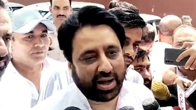 Amanatullah Khan, the Okhla MLA was arrested by the Enforcement Directorate on September 2. (HT File) Amanatullah Khan, the Okhla MLA was arrested by the Enforcement Directorate on September 2. (HT File)