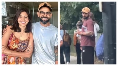 Anushka Sharma was seen with Virat Kohli and their son in a new video. Anushka Sharma was seen with Virat Kohli and their son in a new video.