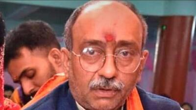 BJP leader Shyam Sundar alias Munna Sharma who was shot dead by robbers in Patna. (HT photo) BJP leader Shyam Sundar alias Munna Sharma who was shot dead by robbers in Patna. (HT photo)