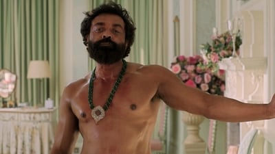Bobby Deol in a scene from Animal. Bobby Deol in a scene from Animal.